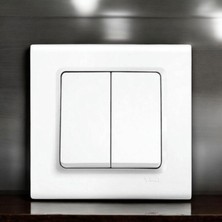 Viko Linnera Komütatör Beyaz 90440002 Çerçeve Dahil