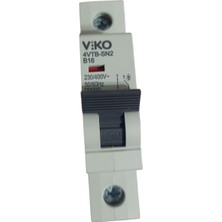 Viko 16 Amper B. Tipi. Otomatik Sigorta   4VTB-1B16-SN2  4,5 Ka  1p  B  16A