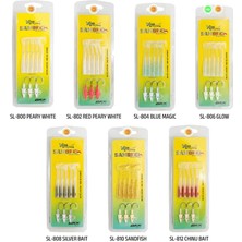 Hanfish Sandeel 8 cm 5.2 gr Silikon Yem SL-808 Silver Bait