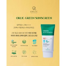 Orlic Green Sun Screen Spf 50 Pa++++ Hibrit Filtreli Kore Güneş Kremi 50 ml (Niacinamide, Ginseng, Ektoin)