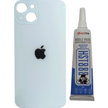 İndirim Plus Apple iPhone 13 Arka Kapak Pil Kapağı + Yapıştırıcı  Beyaz Renk