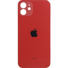 İndirim Plus Apple iPhone 12 Arka Kapak Pil Kapağı Kırmızı Renk