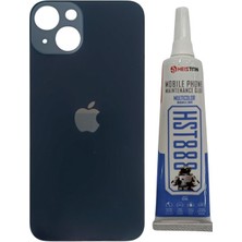 İndirim Plus Apple iPhone 13 Arka Kapak Pil Kapağı + Yapıştırıcı Siyah Renk