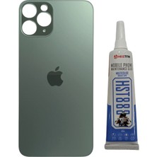 İndirim Plus Apple iPhone 13 Pro Arka Kapak Pil Kapağı + Yapıştırıcı Yeşil Renk