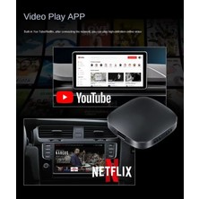 Carplay Akıllı Multimedya Kutusu Android 13 32GB Kablosuz Carplay Ai Box Youtube Netflix Google Playstore Wifi