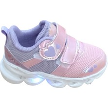 Cool Cayt Bebe Işıklı Spor Ayakkabı Pudra