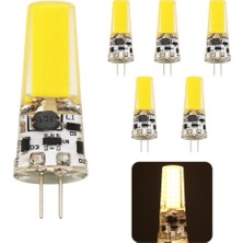 Sonreyon 5 Adet 12 Volt G4 LED Ampül ( Beyaz Işık , Sarı Işık )