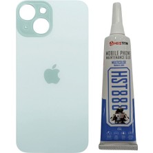 İndirim Plus Apple iPhone 15 Arka Kapak Pil Kapağı + Yapıştırıcı  Açık Yeşil Renk