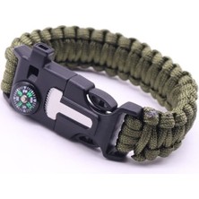 Ozcmax Survival Kamp Bileklik Düdük Çok Amaçlı