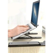Kaydırmaz 7 Kademeli Ayarlanabilir Laptop Macbook Notebook Yükseltici Soğutucu Sert Plastik Stand