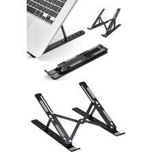 Kaydırmaz 7 Kademeli Ayarlanabilir Laptop Macbook Notebook Yükseltici Soğutucu Sert Plastik Stand