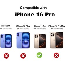 Iphone 16 Pro Uyumlu Şeffaf Kamera Korumalı Kılıf
