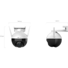 Ezviz CS-C8T 2mp 360 ° Wi-Fi H.265 Iki Yönlü Konuşma