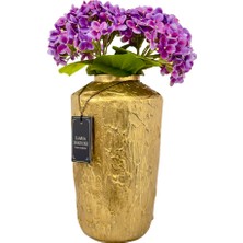 Döküm Dokulu Gold Vazo