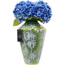 Lara Decor Yeşil Bambu Porselen Vazo