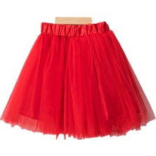 Kız Çocuk Beli Lastikli Tütü Etek 6/14 Yaş