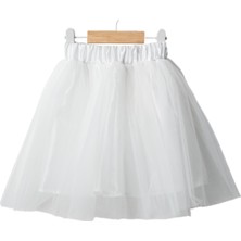 Kız Çocuk Beli Lastikli Tütü Etek 6/14 Yaş