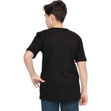 ERDEM KIDS Erkek Çocuk Düz Kısa Kollu Casual-Okul Basic T-Shirt