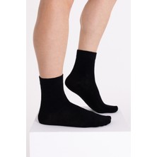 Comfort Serisi 4 'lü Unisex Bambu Organik Günlük Şeker Çorabı