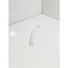 Öz Ergin Noktalı Desenli Sedef Beyaz Kulp 10'lu 64 mm