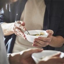 Ikea 6 Adet 15 cm Beyaz Kase Çorba Salata Kuruyemiş Kasesi Ikea 6'lı Set Temperli Cam Kase Seti
