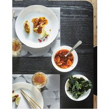 Ikea 6 Adet 15 cm Beyaz Kase Çorba Salata Kuruyemiş Kasesi Ikea 6'lı Set Temperli Cam Kase Seti