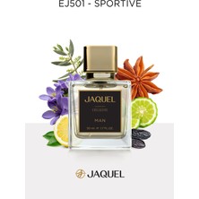 Jaquel EJ501 Exclusive Erkek Parfüm 50ML, Limon, Bergamot, Gayakum Ağacı, Tonka Fasülyesi