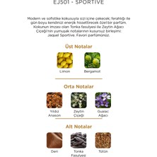 Jaquel EJ501 Exclusive Erkek Parfüm 50ML, Limon, Bergamot, Gayakum Ağacı, Tonka Fasülyesi