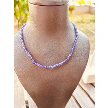 Luna Jewellery Design Ametist Doğal Taşlı Kolye