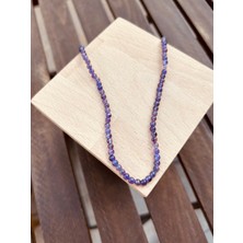 Luna Jewellery Design Ametist Doğal Taşlı Kolye