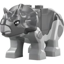 LEGO Marvel Jurassic World Triceratops - Rhino Orijinal Minifigür