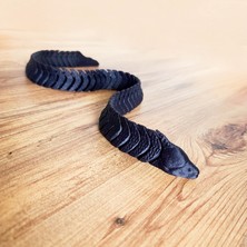 Siyah Yılan Balığı Figürü - Oynar Eklemli Müren - Eddie Eel - Bioplastik