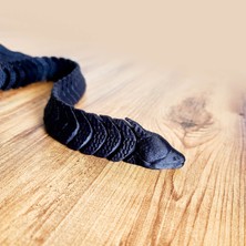 Siyah Yılan Balığı Figürü - Oynar Eklemli Müren - Eddie Eel - Bioplastik