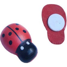 İpek Hobi  Kırmızı Minik Uğur Böcekleri (250'L1 Paket)