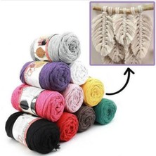 İpek Hobi  Kırmızı Renk  3 Mm Büklüm Tarama Makrome Ip 250 Gr