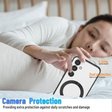 Teknomoda Samsung Galaxy S25 Ultra Kılıf Kamera Lens Korumalı Renkli Magsafe Şeffaf Silikon