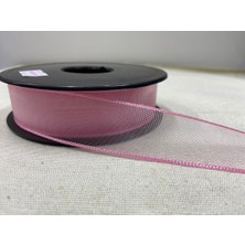 İpek Hobi  Pembe   Şifon Kurdele 2,5 Cm X 25m  3  Adet