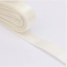 İpek Hobi  Krem   3,8 Cm Saten Kurdela 10 Metre 3 Adet