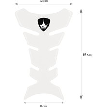 Grippatch Ducati, Mv Agusta ile Uyumlu Universal Şeffaf Tank Pad GT08