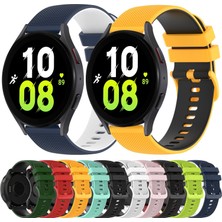 SZYKD Samsung Galaxy Watch5 44MM Siyah+Gri Için Silikon Saat Bandı (Yurt Dışından)