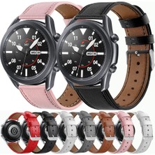 ZHKJ Shop Galaxy Watch 3 Için Deri Kordonlu Saat Galaxy Watch 3 Için 41MM Pembe (Yurt Dışından)