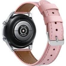 ZHKJ Shop Galaxy Watch 3 Için Deri Kordonlu Saat Galaxy Watch 3 Için 41MM Pembe (Yurt Dışından)