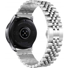 ZHKJ Shop Kordonlu Saat 20MM Samsung Galaxy Watch 3 41MM Gümüş (Yurt Dışından)