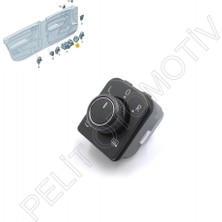 Octavıa Ayna Ayar Düğmesi Katlanabilir 565959565A