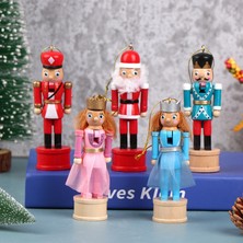 Mrsivdi Adet 12.5 cm Fındıkkıran Kukla Asker Bebek Ev Masaüstü Süs Yılbaşı Dekoru Cologo (Yurt Dışından)