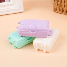 Mrsivdi Adet Yeni Dollhouse Minyatür Plastik Bavul Bagaj Seyahat Oyuncak Bebek Aksesuarları Cologo (Yurt Dışından)