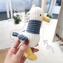 Mrsivdi Karikatür Sevimli Peluş Çirkin Ördek Anahtarlık Oyuncak Yumuşak Anahtarlık Bayan Kız Charm Çanta Kolye Araba Yeni Çocuklar Sevimli Ördek Anahtarlık Çocuk  (Yurt Dışından)