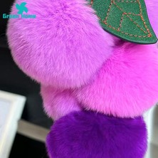 Mrsivdi Kızlar Peluş Anahtarlık Sevimli Kabarık Üzüm Anahtarlık Sırt Çantaları Için Sevimli Peluş Meyve Kolye Trendy Tavşan Kürk Kız Moda Aksesuarı Mükemmel  Peluş Anahtarlık (Yurt Dışından)