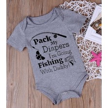 Mrsivdi Pamuk Yenidoğan Bebek Erkek Bodysuit Romper Tek Parça Tulum Kıyafet Giysileri (Yurt Dışından)