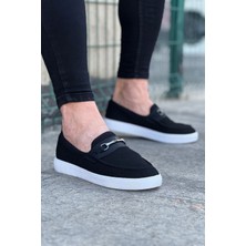 Lisinya LISINYA947 CZ060 Siyah Triko Babet Erkek Casual Ayakkabı